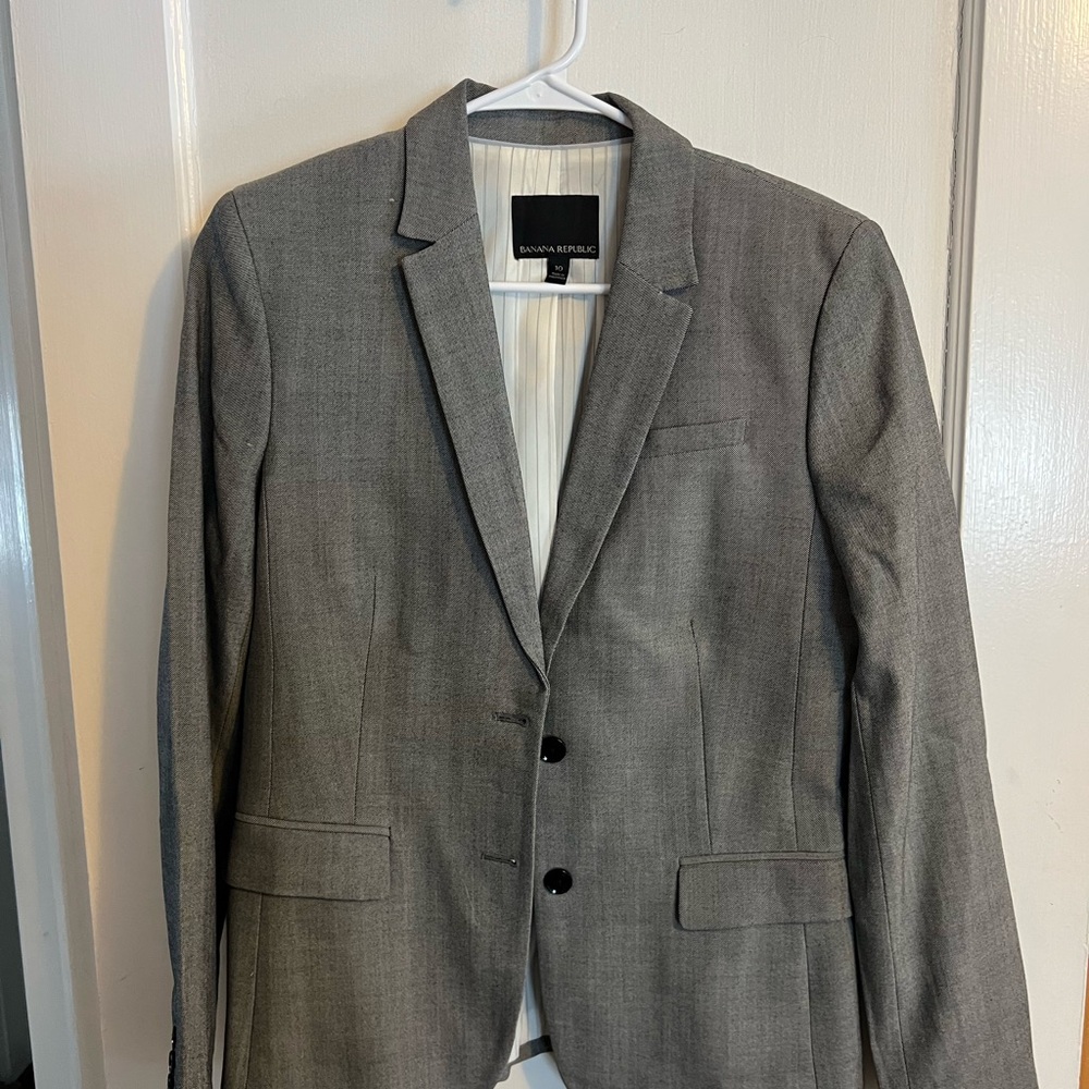 Banana Republic Gray Women's Blazer
